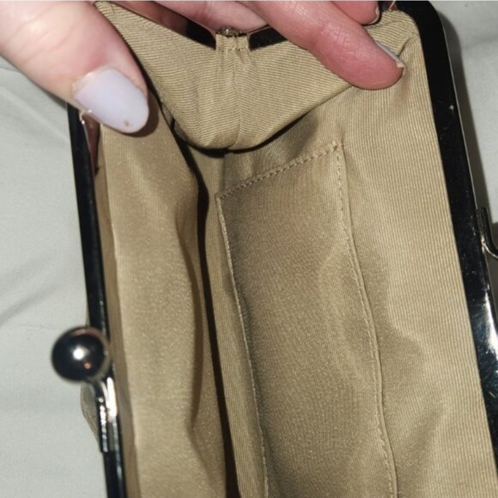 Coach Gold and Silver Clutch - Picture 3 of 9
